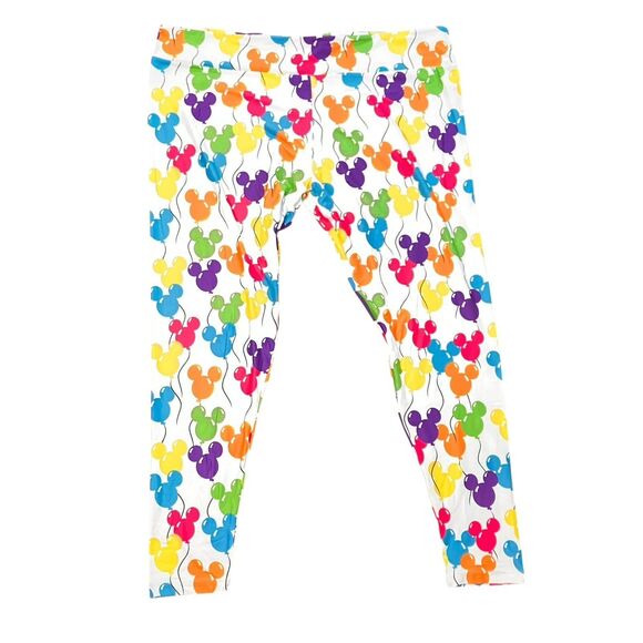 Disney Parks Leggings WMNS 2X Rainbow Mickey Mouse Balloon Ear Exclusive Novelty - Picture 8 of 8